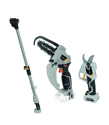 KIT PODA MINIMOTOSIERRA + TIJERA BATERIA