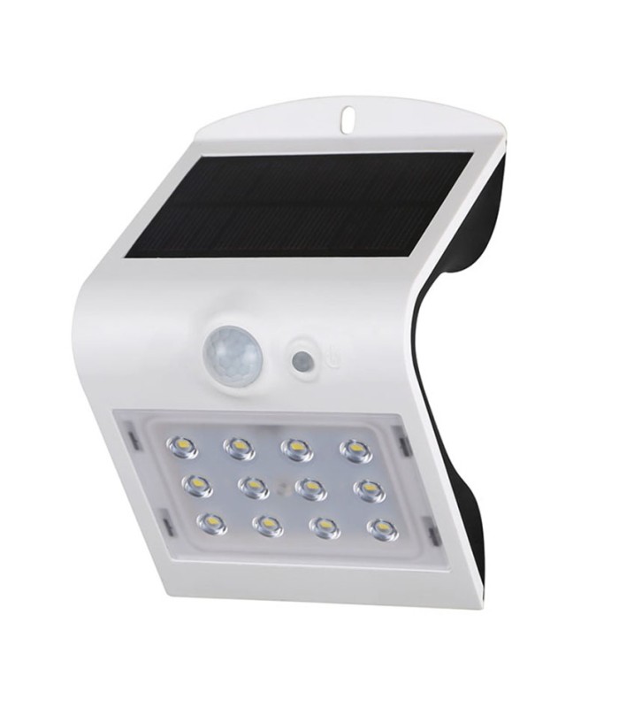 APLIQUE SOLAR LED 1,5W 4000K IP65 BLANCO