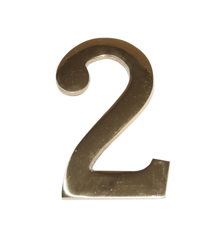 NUMERO LATON 10 CM Nº 2. EHL