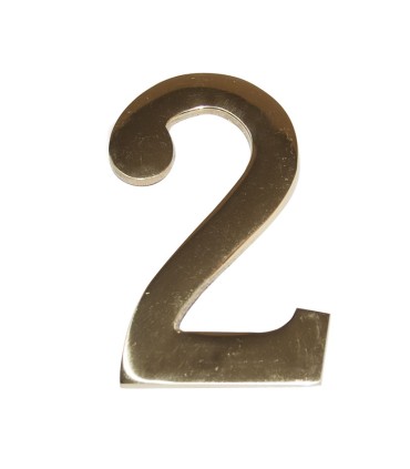 NUMERO LATON 10 CM Nº 2. EHL
