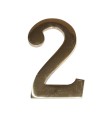 NUMERO LATON 10 CM Nº 2. EHL