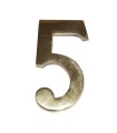 NUMERO LATON 10 CM Nº 5.  EHL