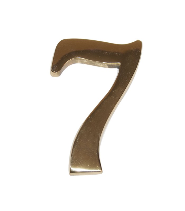 NUMERO LATON 10 CM Nº 7. EHL
