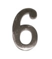 NUMERO NIQUEL MATE 10 CM Nº 6  EHL