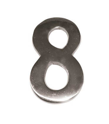NUMERO NIQUEL MATE 10 CM Nº 8  EHL