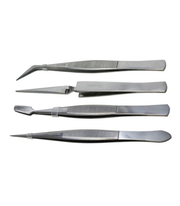 PINZA DE PRECISION JGO.4 INOX.