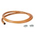 TUBO PLAST.GAS BUTA.1,5M + 2 ABRAZ.HABIT