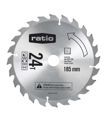SIERRA CIRCULAR D.185X2,4X30MM.24Z RATIO