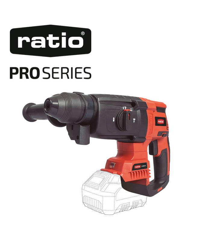 MARTILLO ROTATIVO SDS PLUS 4 FUNC.RM20-B