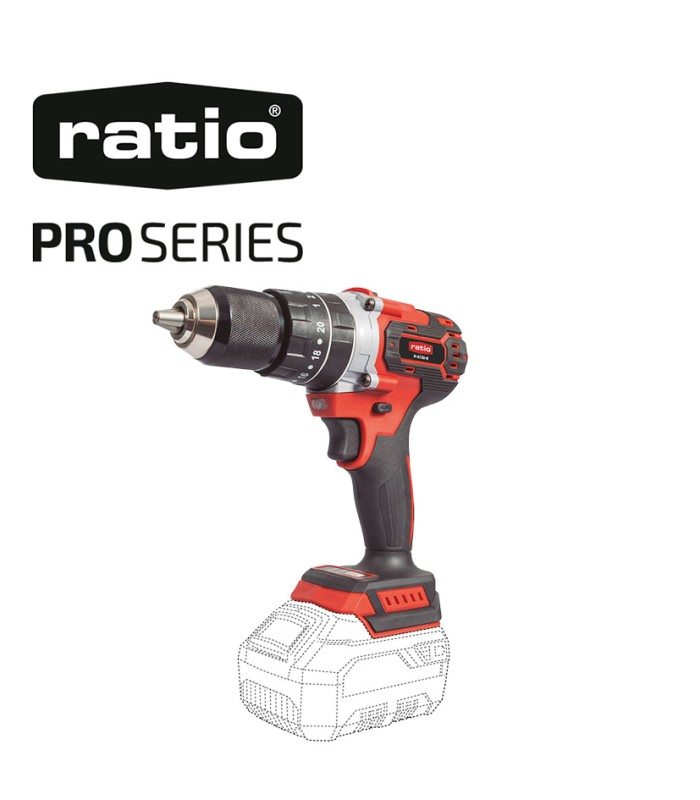 ATORNILLADOR PERCUTOR RAT20-B