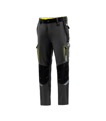 PANTALON GRIS/AMARILLO TALLA L