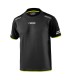 CAMISETA  GRIS/AMARILLO TALLA XL