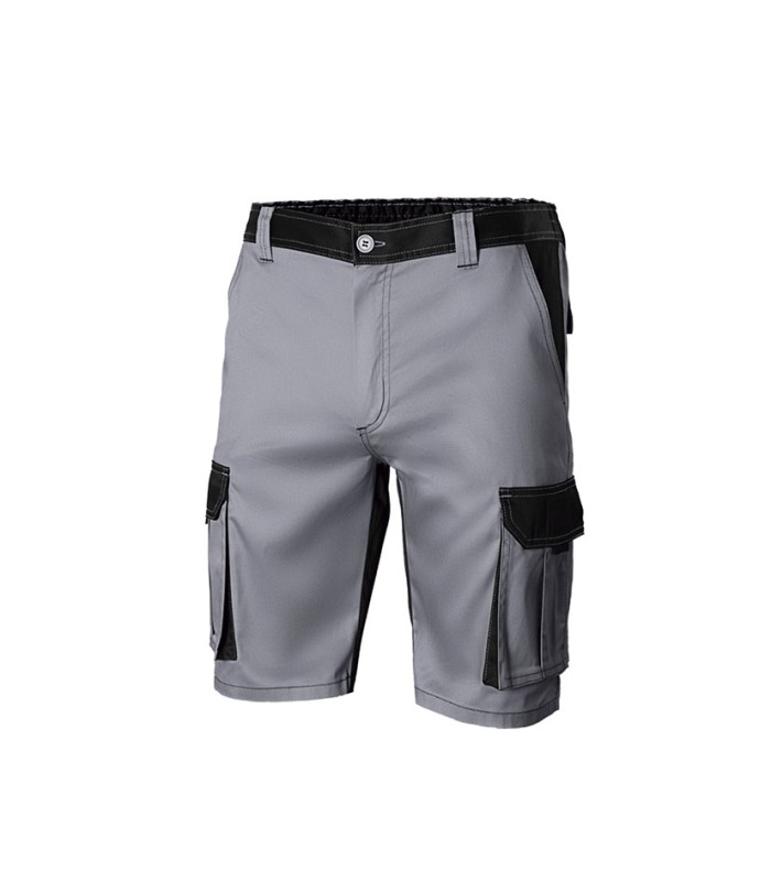 BERMUDA MULTIBOLSILL RB-1 GRIS/NEG. T/46