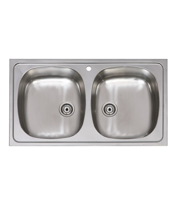 FREGADERO INOX 2S PRÁCTIC S/ARES 80x51