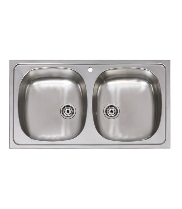 FREGADERO INOX 2S PRÁCTIC S/ARES 80x51