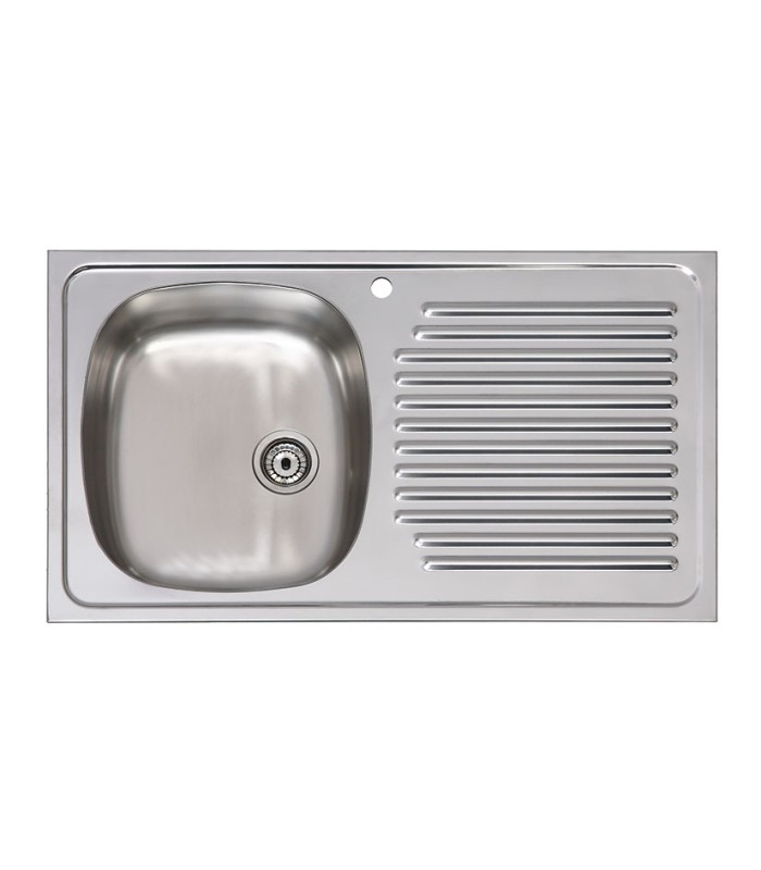 FREGADERO INOX 1SED PRÁCTIC S/ARES 80X51