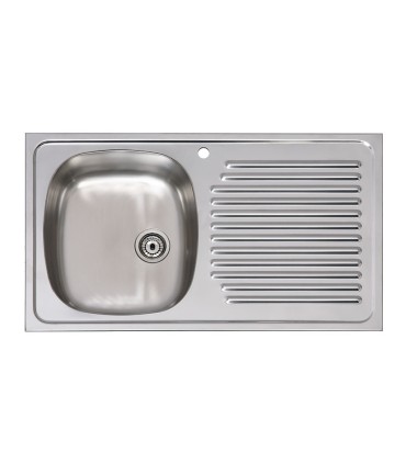 FREGADERO INOX 1SED PRÁCTIC S/ARES 80X51