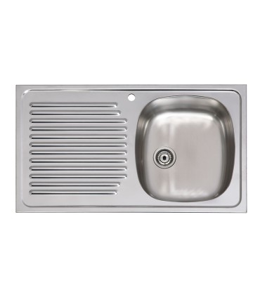 FREGADERO INOX 1SEI PRÁCTIC S/ARES 80X51