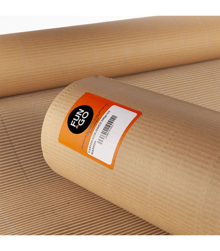 CARTON ECOLOGICO MARRON  0.9MX5M