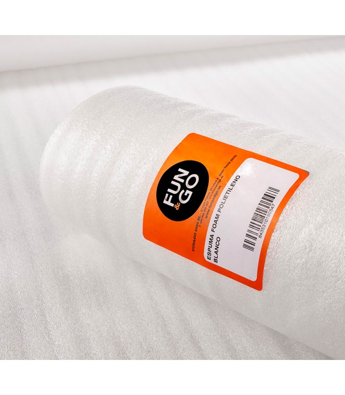 ESPUMA FOAM 1 MM COLOR BLANCO 1,2M X25M