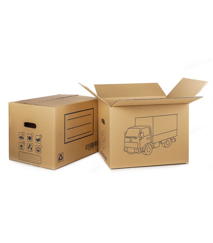 CAJA CARTON MUDANZA . 50X35X35CM 10 UNI.