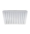 ROCIADOR DUCHA METAL INOX CUAD 25CM CROM