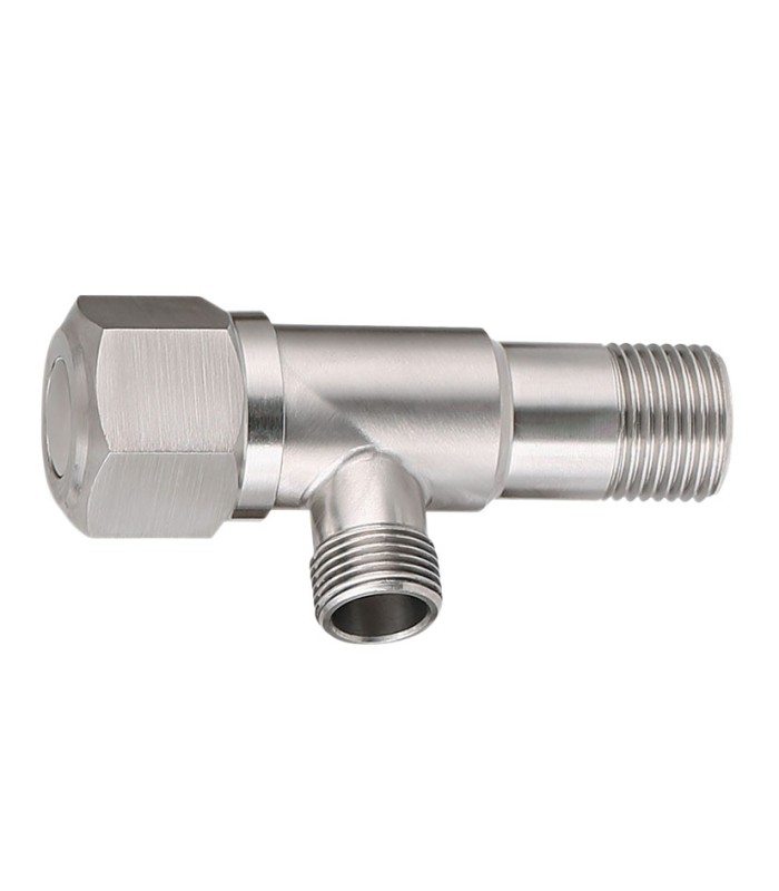 LLAVE ESCUADRA ACERO INOX. 1/2-3/8 CERAM