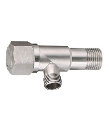 LLAVE ESCUADRA ACERO INOX. 1/2-3/8 CERAM