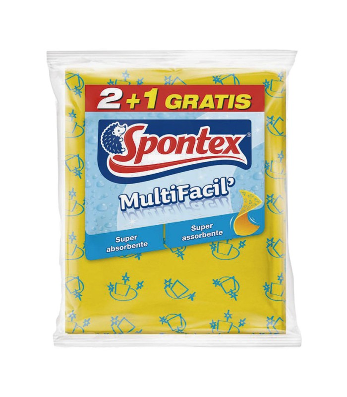 BAYETA AMARILLA SPONTEX, JGO.3 UNIDADES