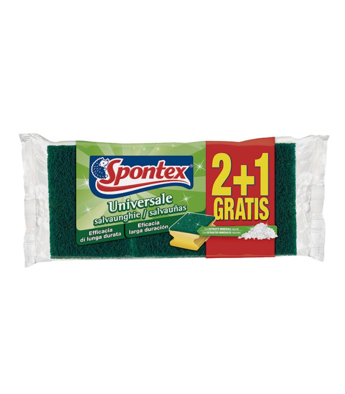 ESTROPAJO SALVAUÑAS UNIV. 3 UN.SPONTEX