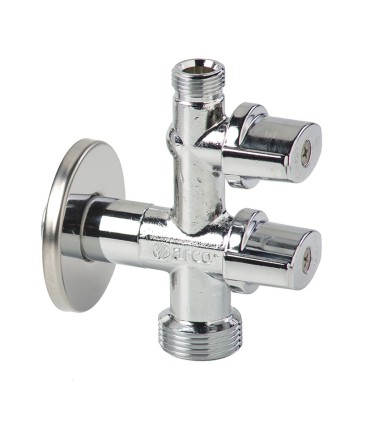 VALVULA LAVADORA S/TC.1/2X3/8X3/4" COMBI