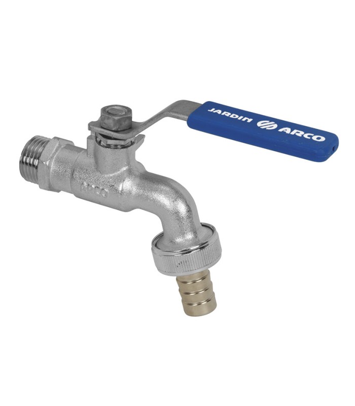 GRIFO CURVO MANDO PALANCA 1X1"XDIA25