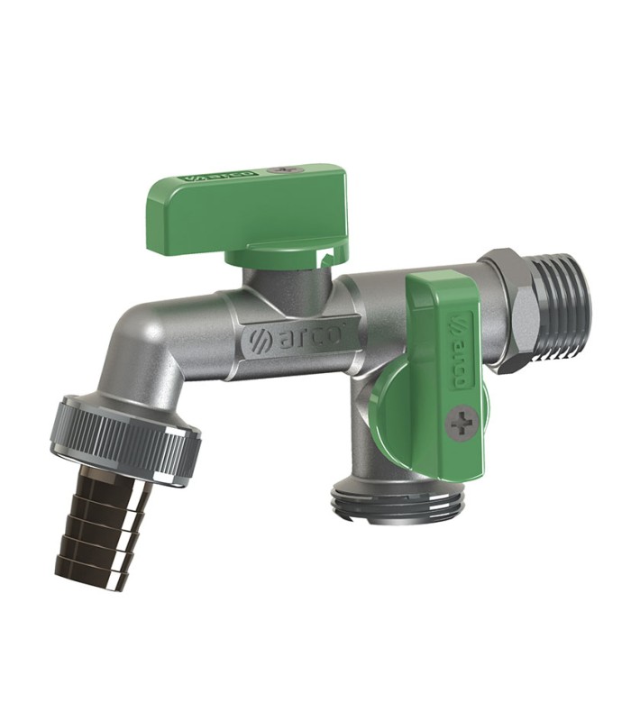 GRIFO CURVO DOBLE MAC 1/2X3/4X3/4"XDIA15