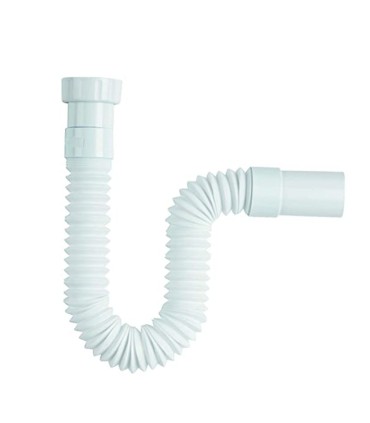 SIFÓN FLEX. EXT. UNIV. HABITEX 1 1/2"