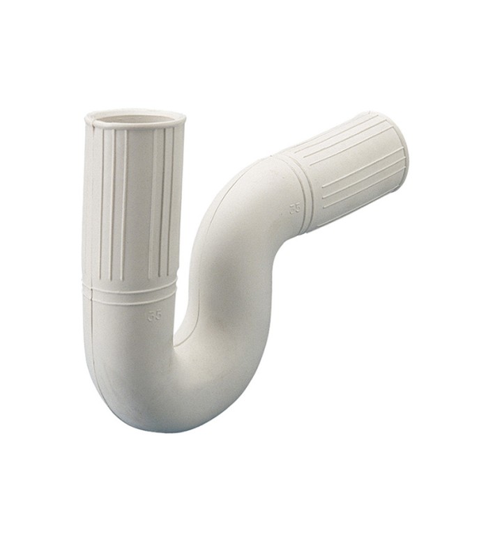 SIFON FLEXIBLE PVC ABIERTO 40X40MM.