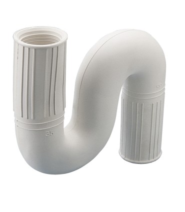 SIFON FLEXIBLE PVC CERRADO 35X35MM.