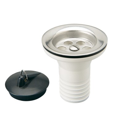 VALVULA SIFON FLEXIBLE 35MM.BOLSA