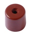TOPE ALTO MARRON C/ TORNILLO Ø29x26mm 2U