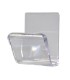 COLGADOR ADHESIVO .PLASTICO TRANSP. 1UN.