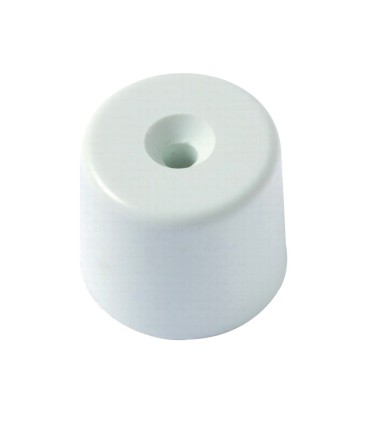 TOPE ALTO BLANCO C/ TORNILLO Ø29x26mm 2U