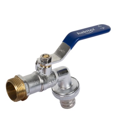 GRIFO CURVO ESF.RACOR MANG.1/2X3/4" HABI