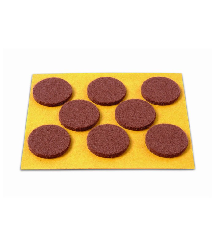 DESLIZADORES Ø25MM. MARRON 8 DISCOS