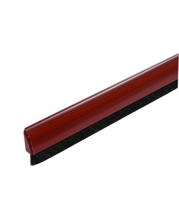 BURLETE CURVADO ADHESIVO 1M MADERA OSCUR