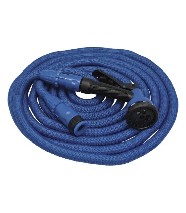 MANGUERA EXTENSIBLE 22 M+PISTOLA 8 JETS