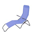 TUMBONA ACERO/TEXTILENE RECLIN.AZUL