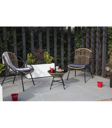 CONJUNTO 2 SILLONES+MESITA