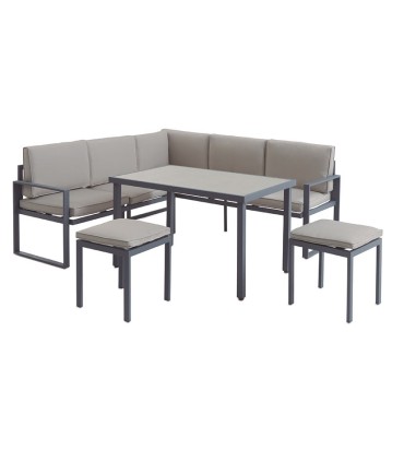 CONJUNTO ALU.RINCONERO+MESA ALTA