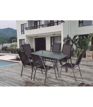 MESA ACERO 150X90XH70 CM.