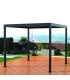 PÉRGOLA ALUM. CLIMÁTICA 300X300XH.235 CM