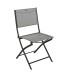 SILLA METÁLICA.PLEGABLE. GRAFITO